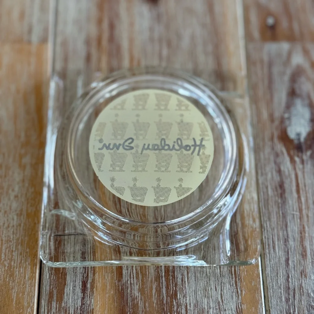 Vintage Holiday Inn Glass Ashtray